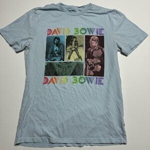 Old Navy Vintage Graphics Unisex Cotton Crew Neck Tee  - David Bowie Size: Small